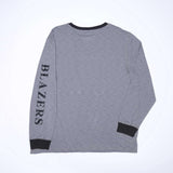 Varsity Slub Long Sleeve Gray Shirt