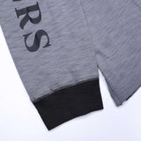 Varsity Slub Long Sleeve Gray Shirt