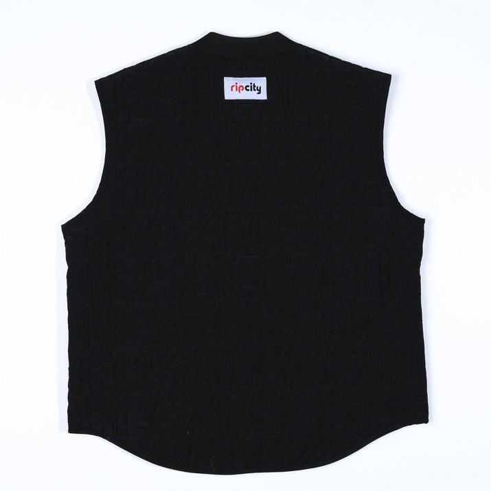 Wild Collective Black Quilted Vest
