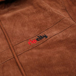 Wild Collective Brown Corduroy Hoodie
