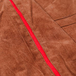 Wild Collective Brown Corduroy Hoodie