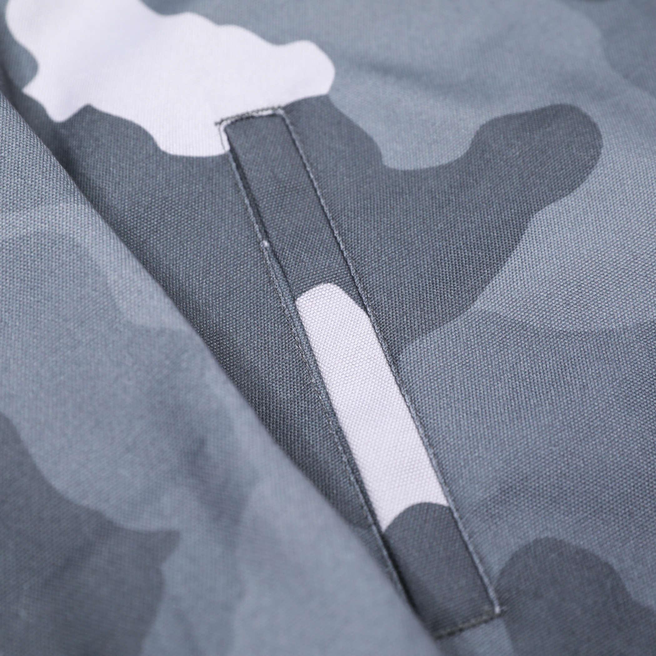Wild Collective Gray Camoflauge Bomber