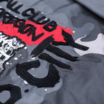 Wild Collective Gray Camoflauge Bomber