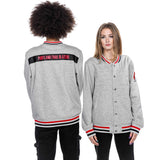 Wild Collective Gray Quilted Bomber Jacket