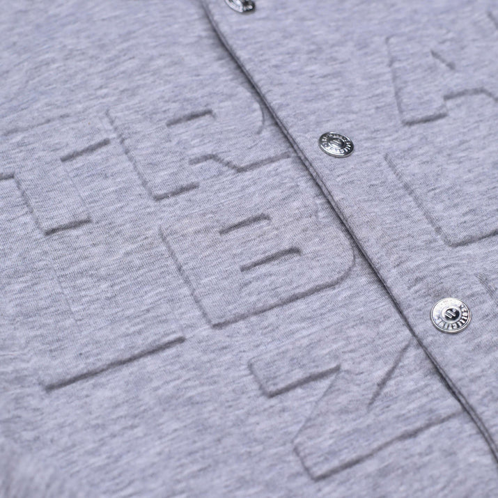 Wild Collective Gray Quilted Bomber Jacket