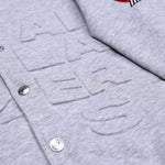 Wild Collective Gray Quilted Bomber Jacket