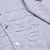 Wild Collective Gray Quilted Bomber Jacket