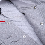 Wild Collective Gray Quilted Bomber Jacket