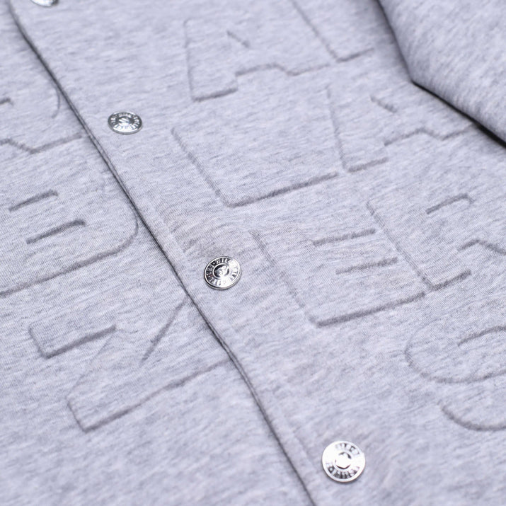 Wild Collective Gray Quilted Bomber Jacket