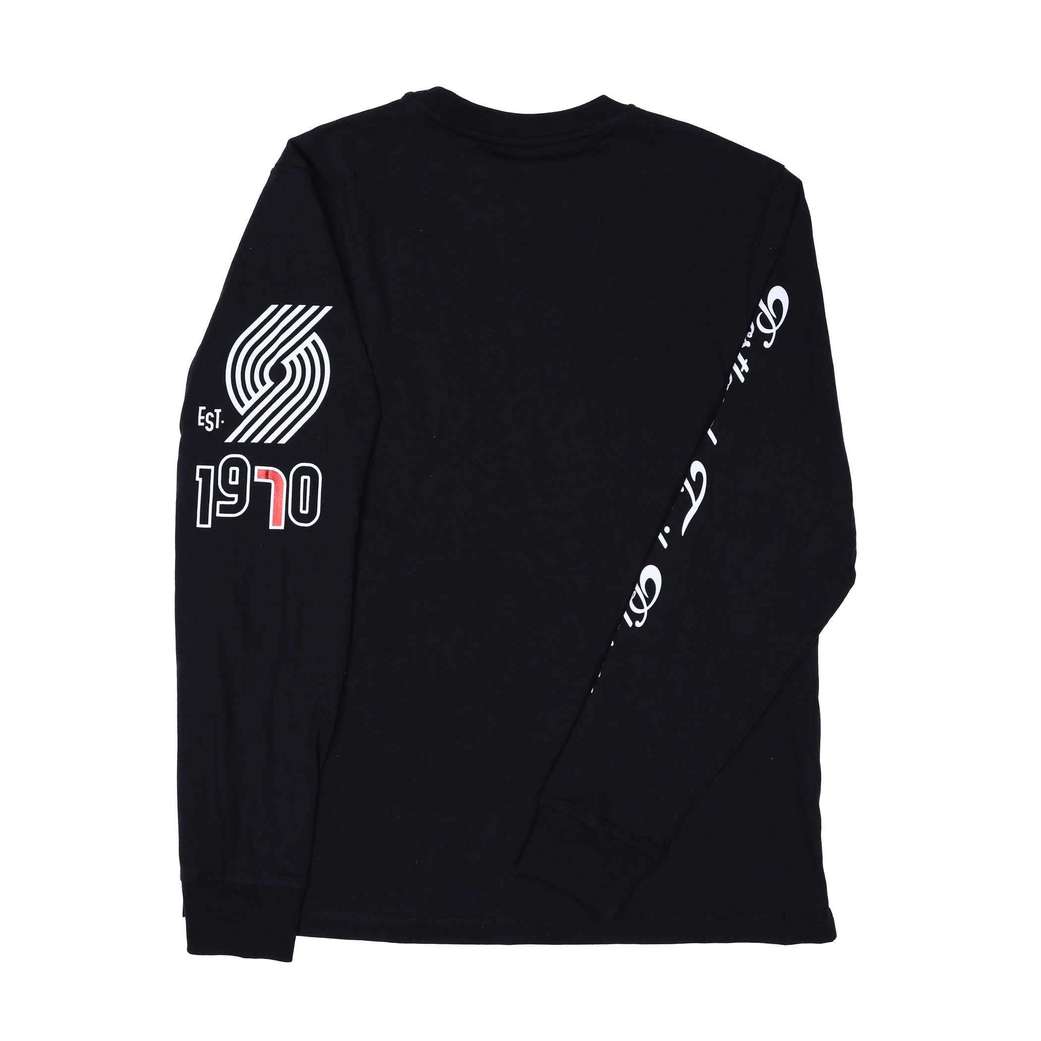 Wild Collective Long Sleeved Puff Foil Black T-Shirt