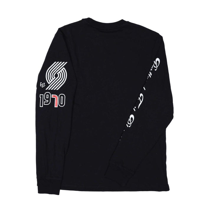 Wild Collective Long Sleeved Puff Foil Black T-Shirt