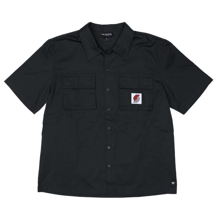 Wild Collective Pinwheel Dark Gray Utility Shirt
