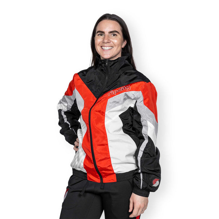 Wild Collective Striped Track Jacket