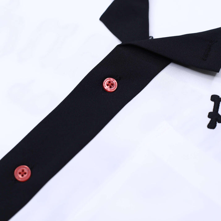 Wild Collective White Bowling Shirt