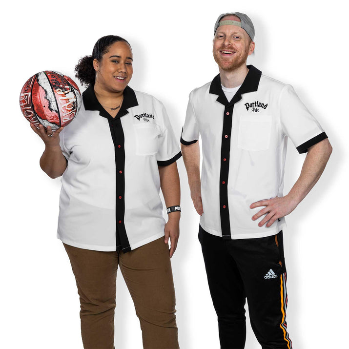 Wild Collective White Bowling Shirt | Rip City Clothing