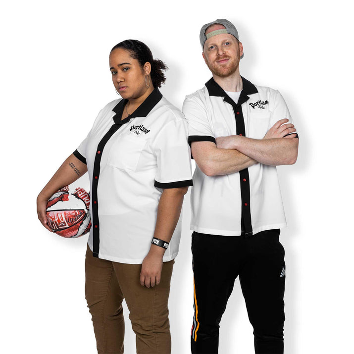 Wild Collective White Bowling Shirt | Rip City Clothing