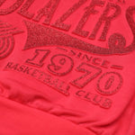 Wild Collective Women's Red Crop Glitter Hoodie