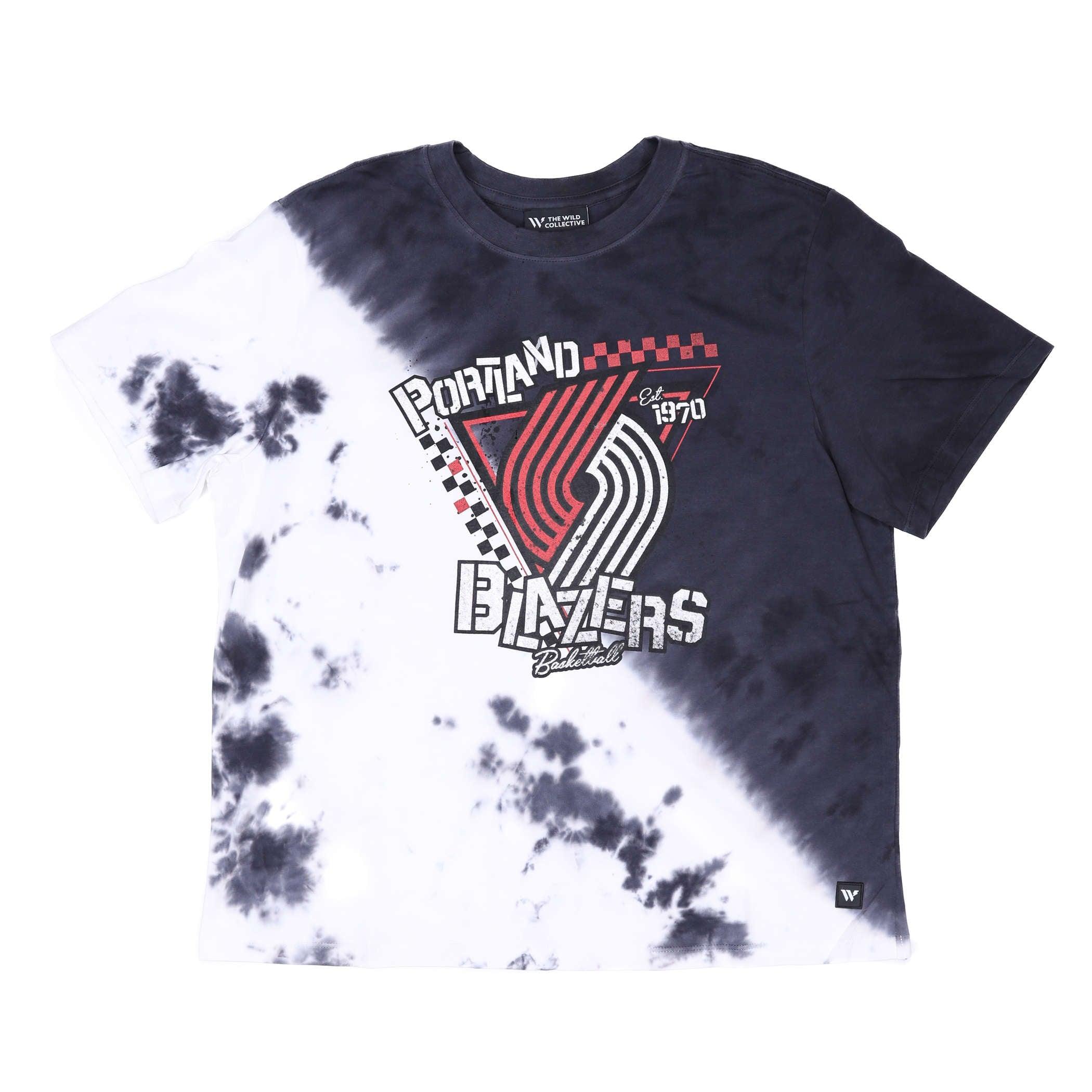 Wild Collective Women's Tie Dye Split Racing Crop Top