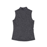 Women's Autumn Black Vest Jacket