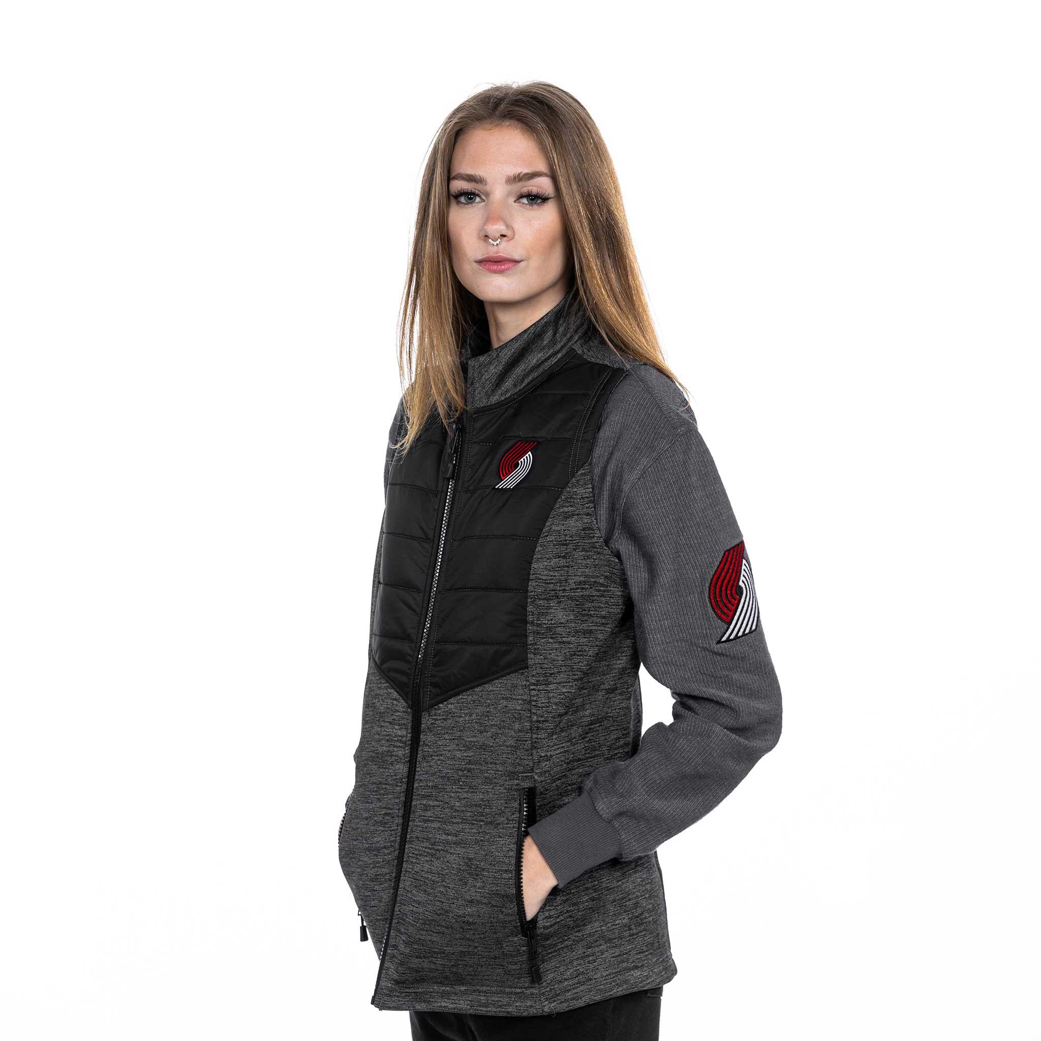 Women's Autumn Black Vest Jacket