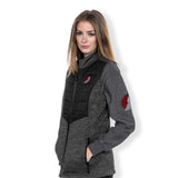 Women's Autumn Black Vest Jacket