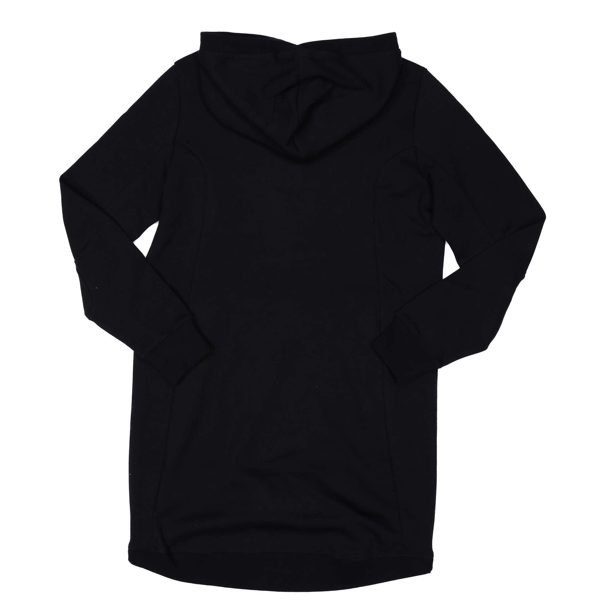 Women's Black Cover Hoodie Dress