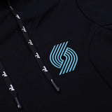 Women's Black Cover Hoodie Dress