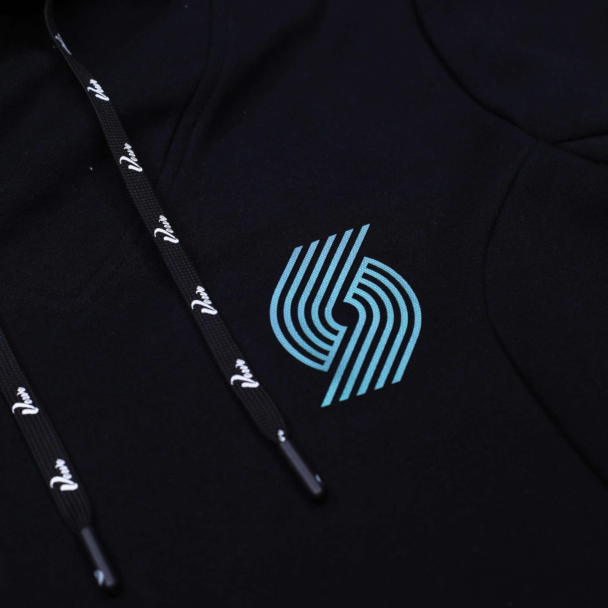 Women's Black Cover Hoodie Dress