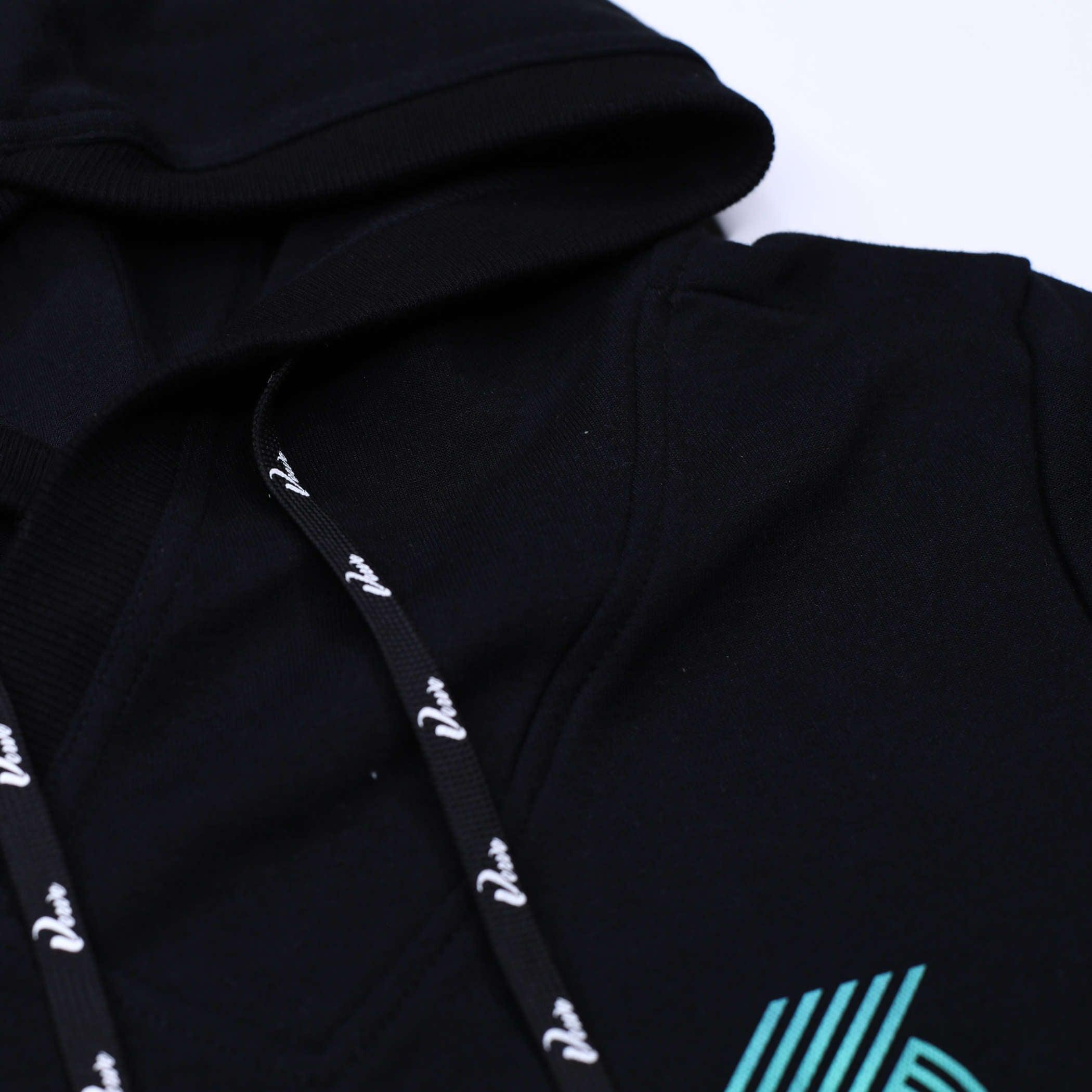 Women's Black Cover Hoodie Dress