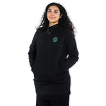 Women's Black Cover Hoodie Dress