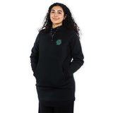Women's Black Cover Hoodie Dress