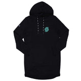 Women's Black Cover Hoodie Dress