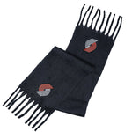 Women's Black Fringe Blanket Scarf