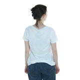 Women's City Pride White V-Neck T-shirt