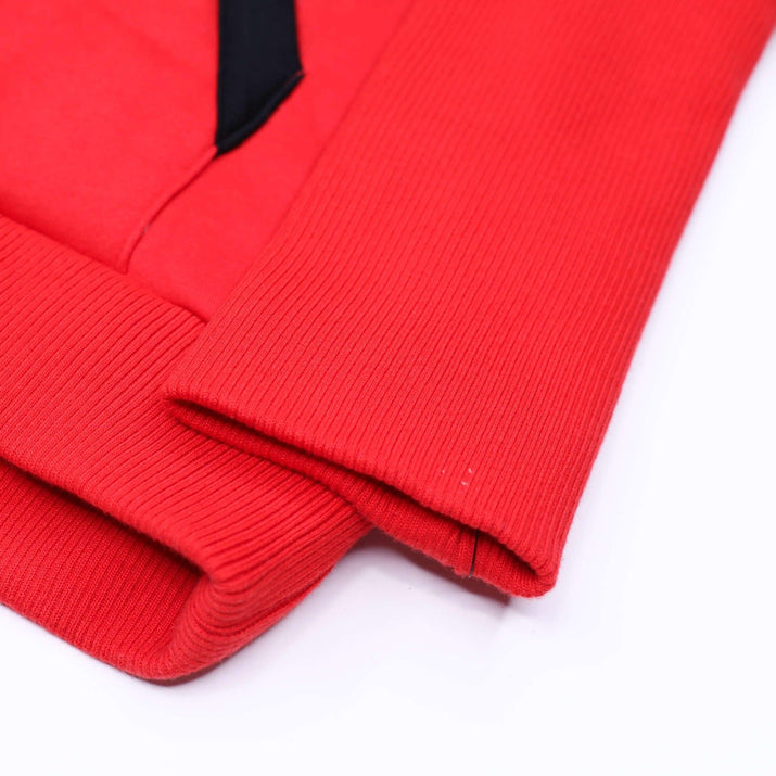 Women's Shuffle It Sherpa Red & White Full Zip Jacket
