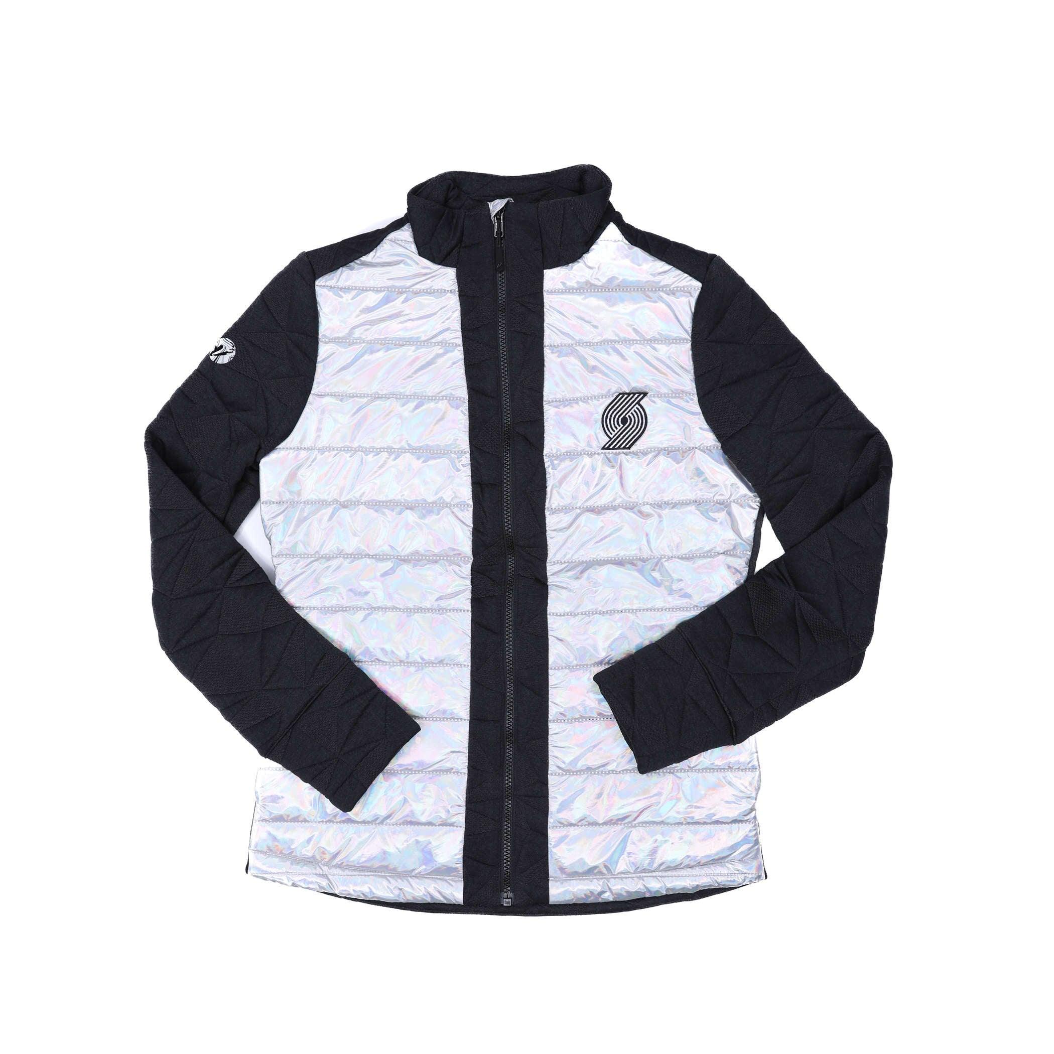 Women's Silver & Black Nora Jacket