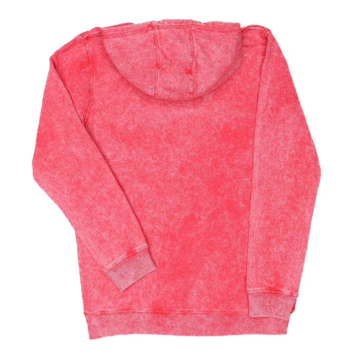 Youth Mineral Wash Back-to-Back Red Hoodie