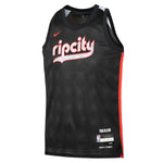 Nike Trail Blazers Youth Peak Plaid Jersey - Custom, Player Or Blank - Rip City Clothing