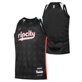 Nike Trail Blazers Youth Peak Plaid Jersey - Custom, Player Or Blank - Rip City Clothing