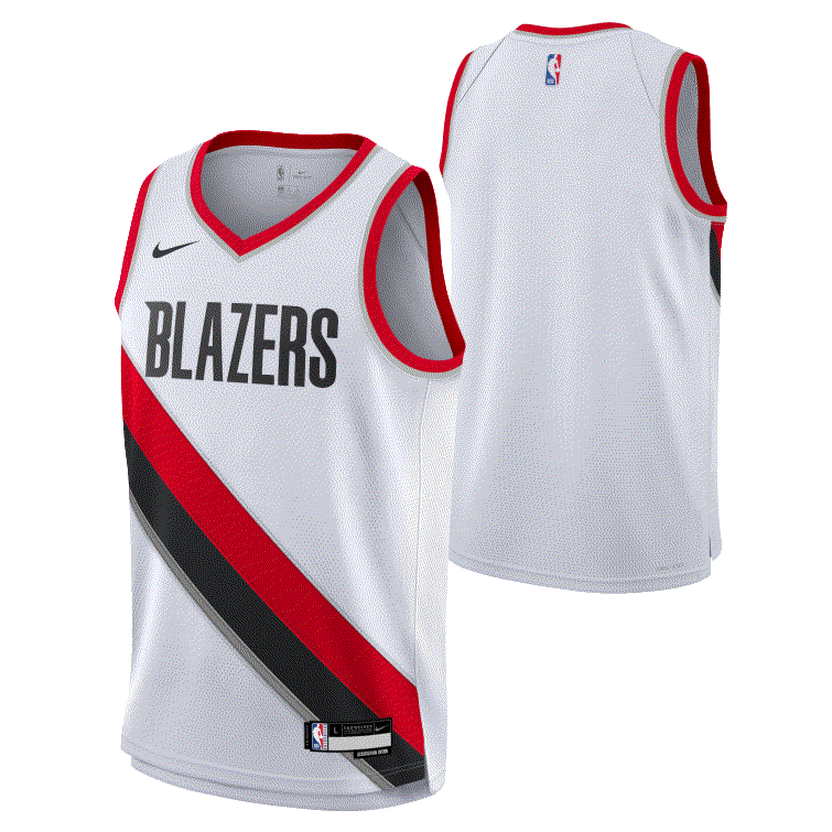 Portland Trail Blazers Nike Youth Replica Association Jersey - Custom, Player Or Blank
