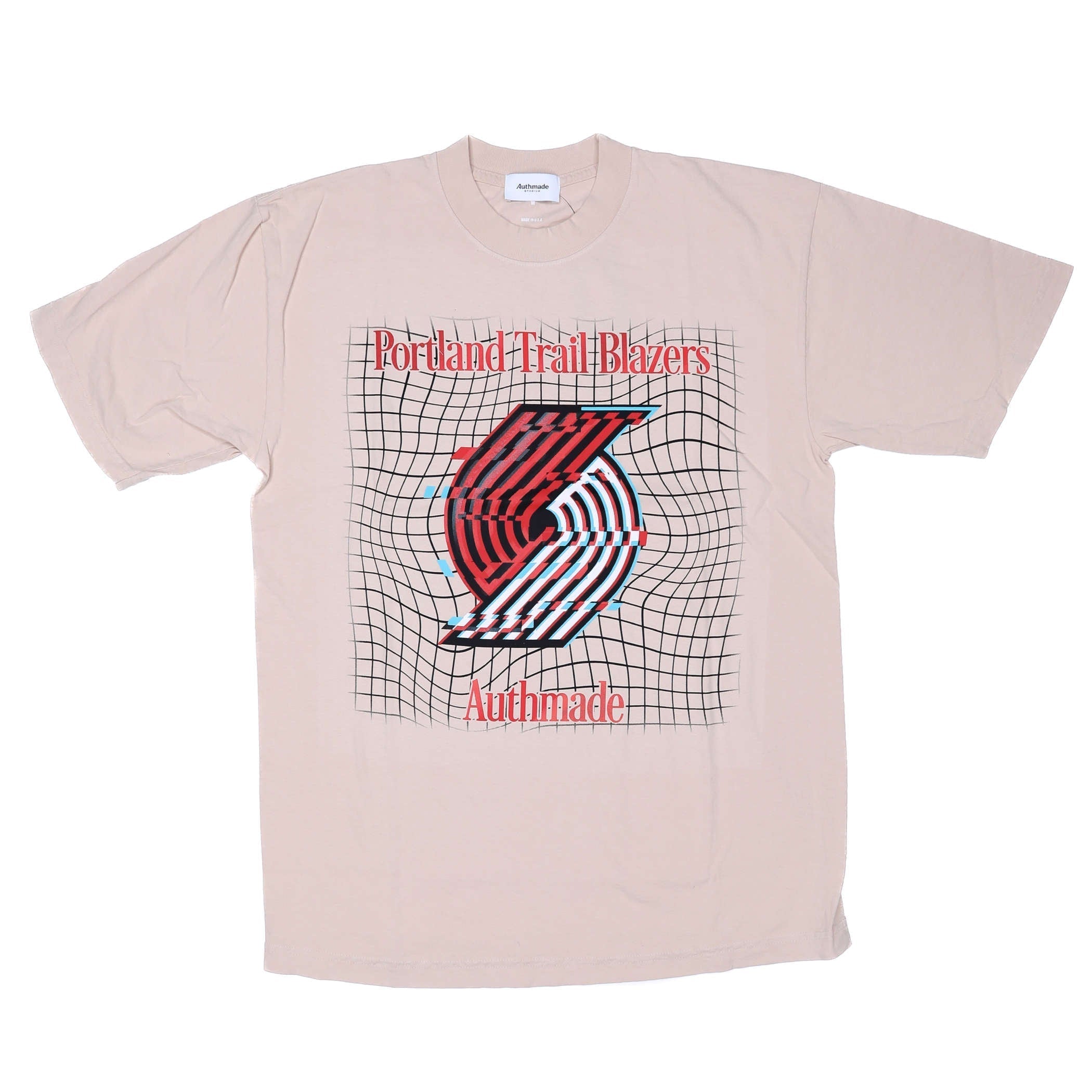 Authmade Warp Glitch Grid T - shirt - S - 