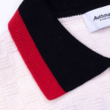 Authmade Warp Knit Snap Up Collared Knit Shirt