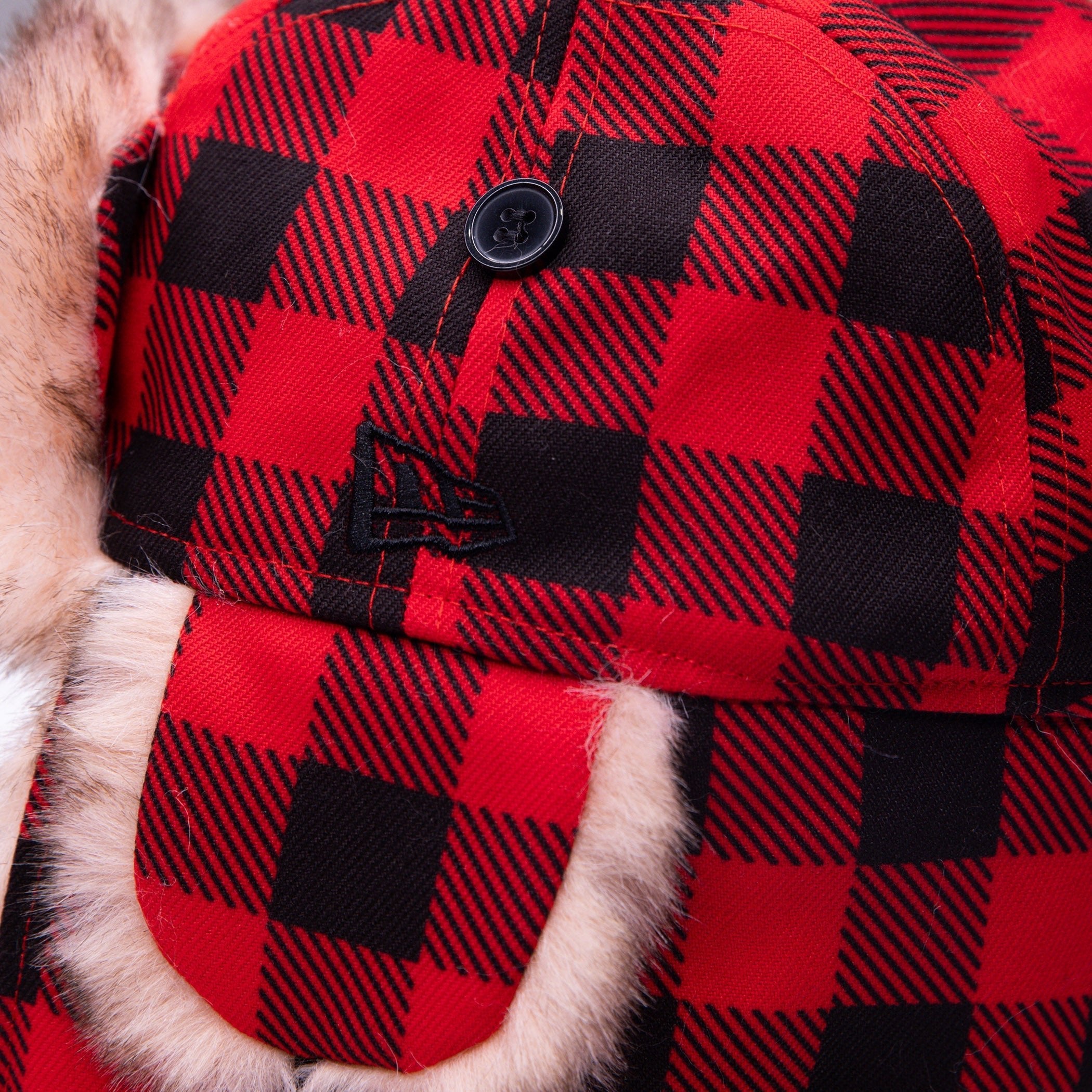 New Era Furprint Trapper Knit Hat - OSFM - 