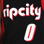Nike Lillard Trail Blazers Authentic Diamond City Edition Mixtape Jersey 2021-22 Season
