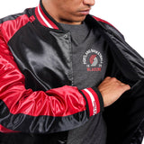 Portland Blazers Mitchell & Ness Block Satin Jacket - S - 