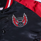 Portland Blazers Mitchell & Ness Block Satin Jacket - S - 