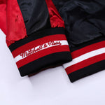 Portland Blazers Mitchell & Ness Block Satin Jacket - S - 