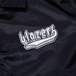 Portland Blazers Mitchell & Ness Doodle Coaches Black Jacket - Rip City Clothing