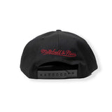 Portland Blazers Mitchell & Ness Retro Flames Black Snapback - Rip City Clothing