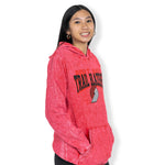 Portland Blazers Youth Mineral Wash Back-to-Back Red Hoodie